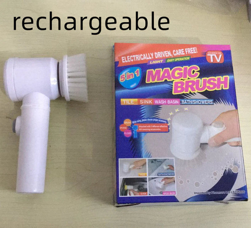 Electric Cleaning  Magic Brush: Bathtub Brush Housework 5 in 1 Cleaning