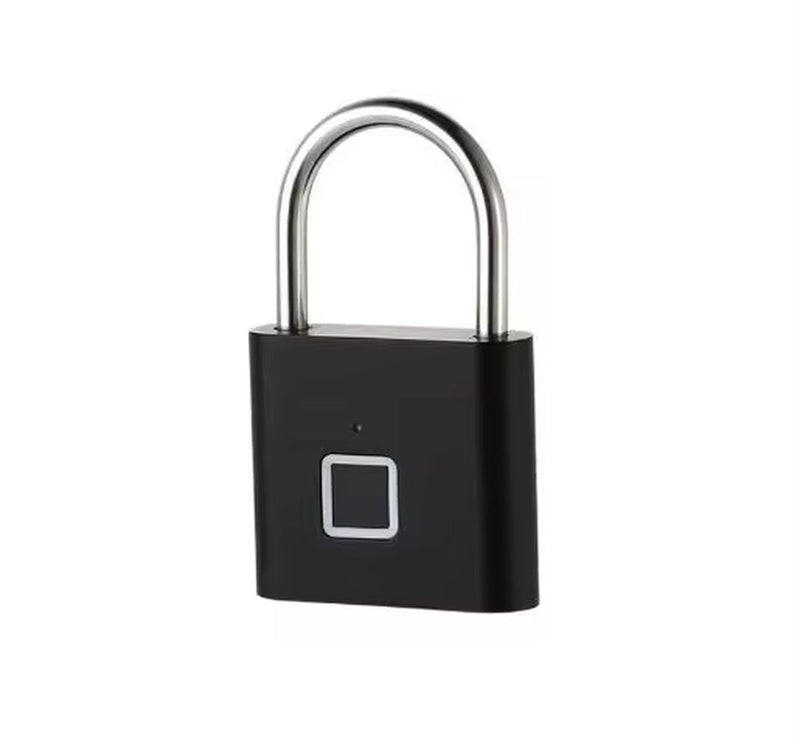 Portable Fingerprint Padlock USB Rechargeable Lithium Battery Water