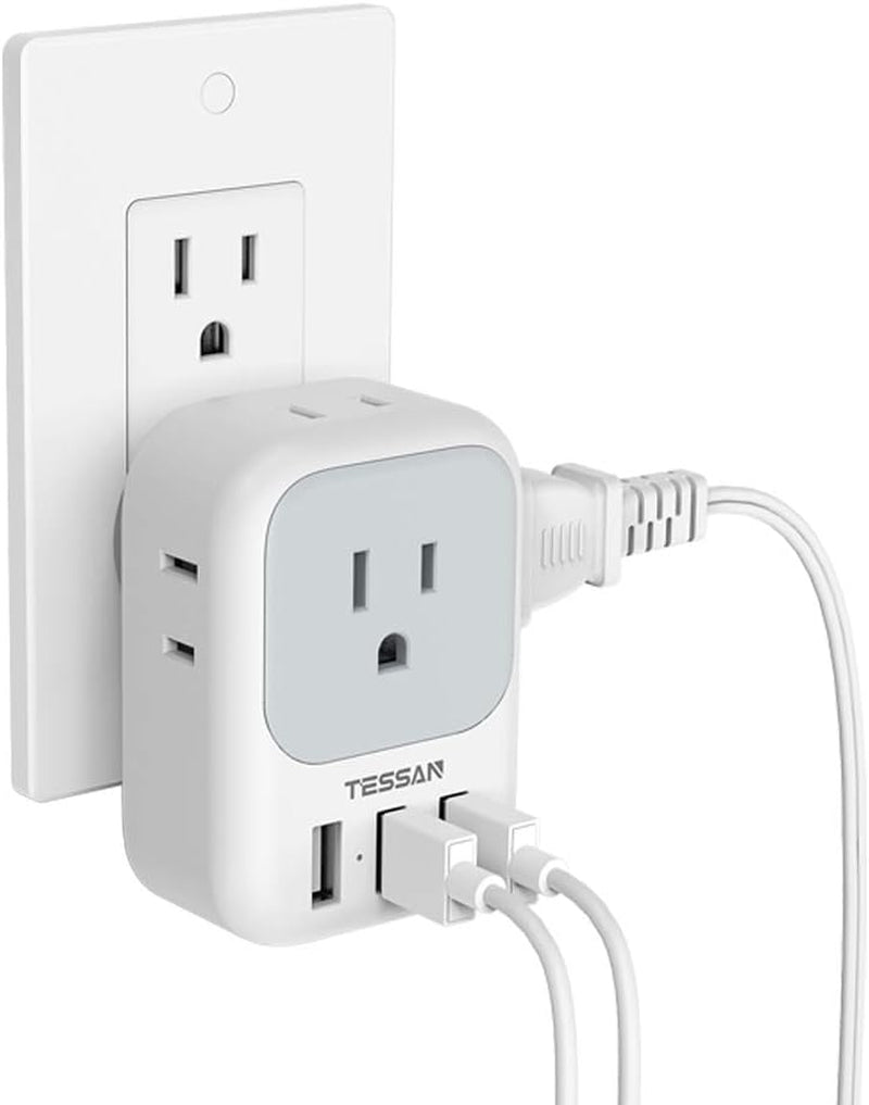 1 wall outlet splitter