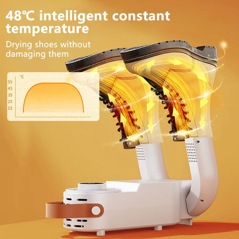 Electric Shoe Dryer Boot Warmer Shoe Foot Boot Dryer Foldable Timed