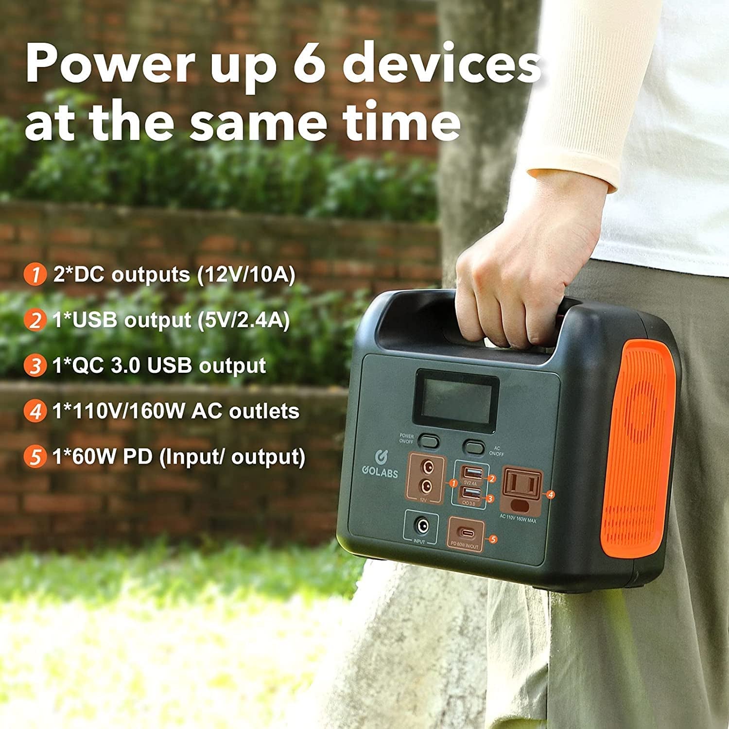 R150 Portable Power Solar Generator 