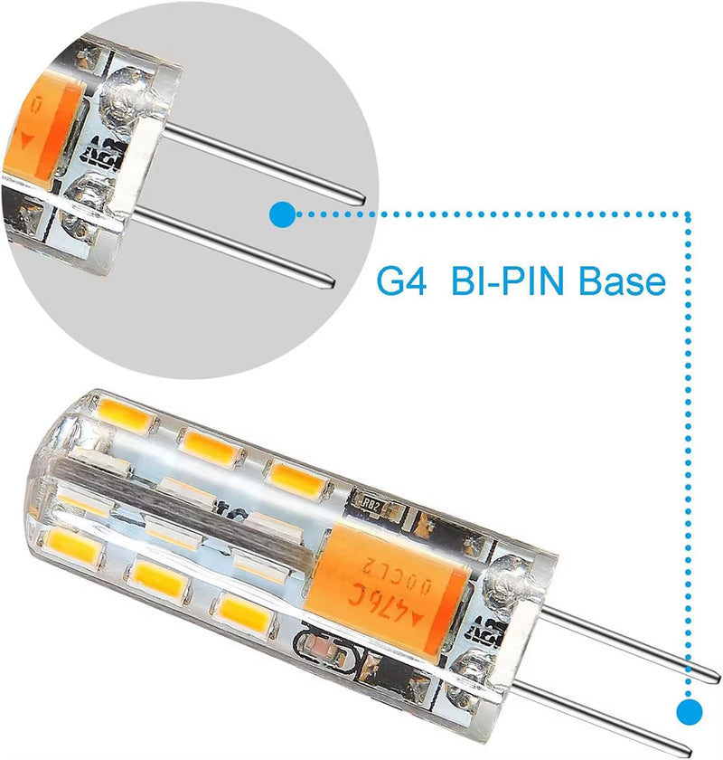 10Pcs G4 Led Bulb 2W 3W 5W 9W 12W 15W 12V AC220V Saving Silicone Lamp 360Beam Angle Replace Halogen Light Spotlight Chandelier