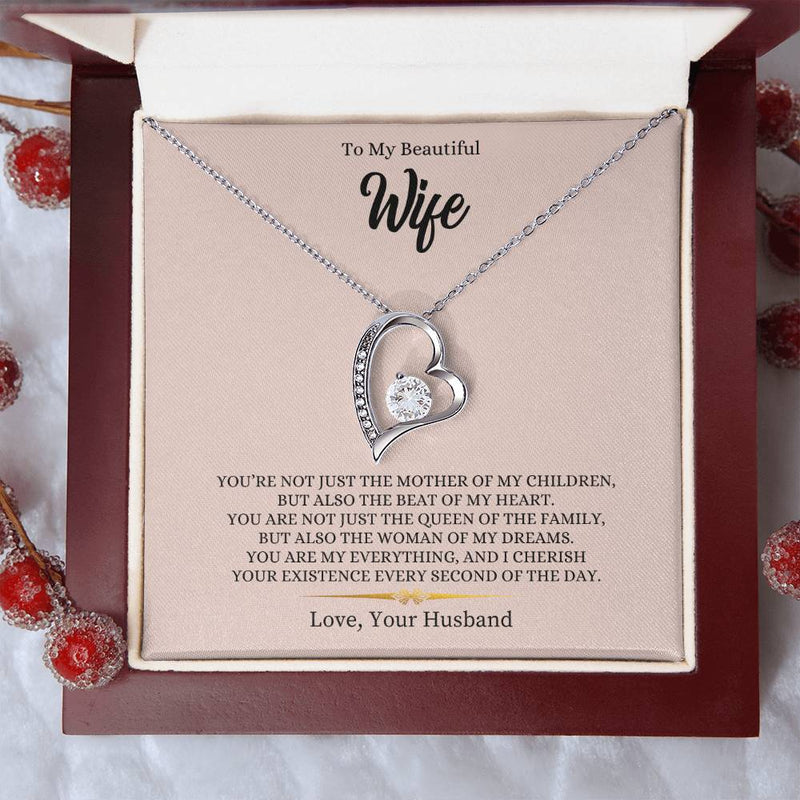 To My Beautiful Wife | You Are My Everything - Forever Love Necklace - Bee Dave