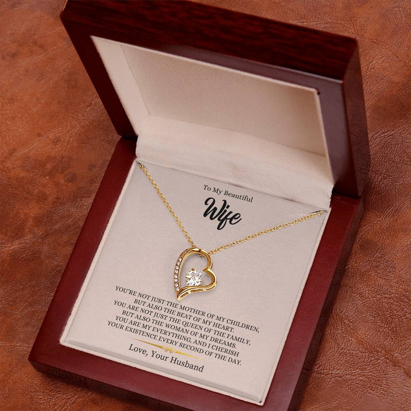 To My Beautiful Wife | You Are My Everything - Forever Love Necklace - Bee Dave