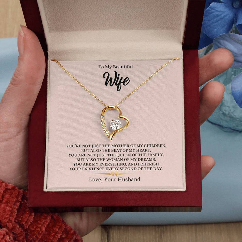 To My Beautiful Wife | You Are My Everything - Forever Love Necklace - Bee Dave