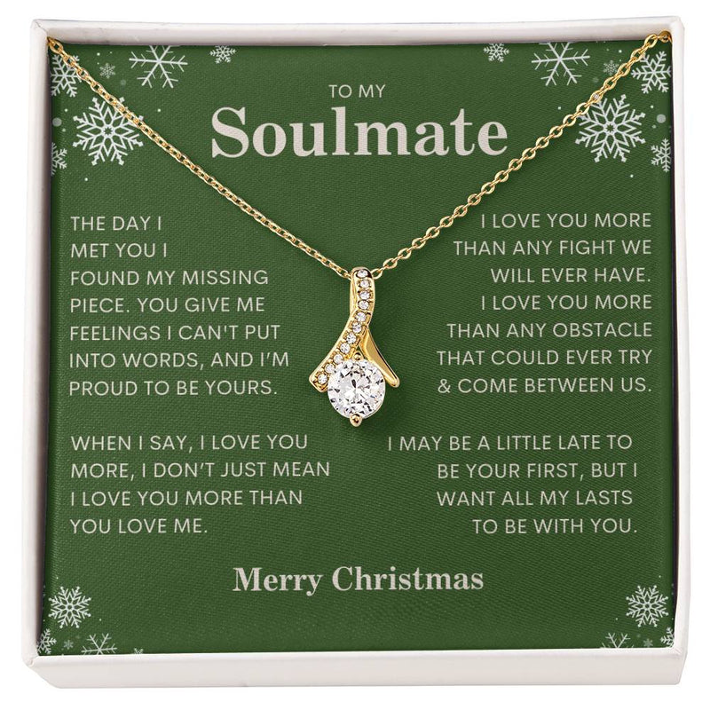 To My Soulmate | I Love You - Alluring Beauty necklace - Bee Dave