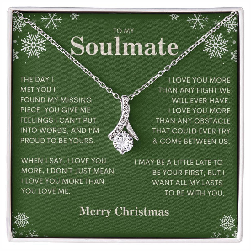 To My Soulmate | I Love You - Alluring Beauty necklace - Bee Dave