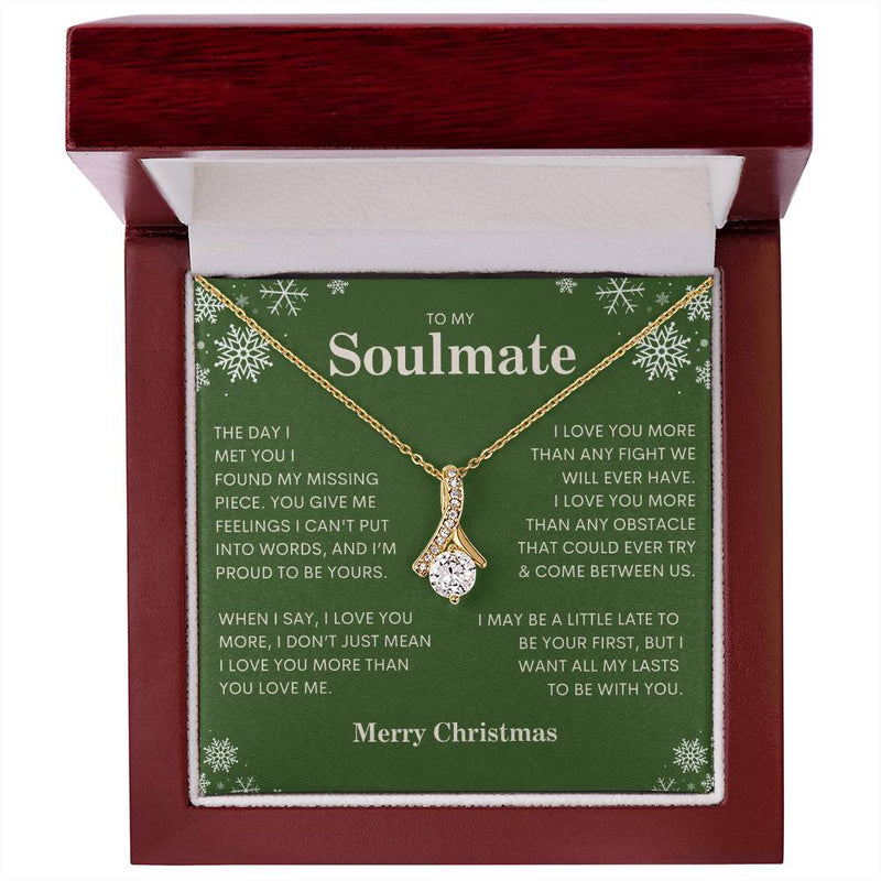 To My Soulmate | I Love You - Alluring Beauty necklace - Bee Dave