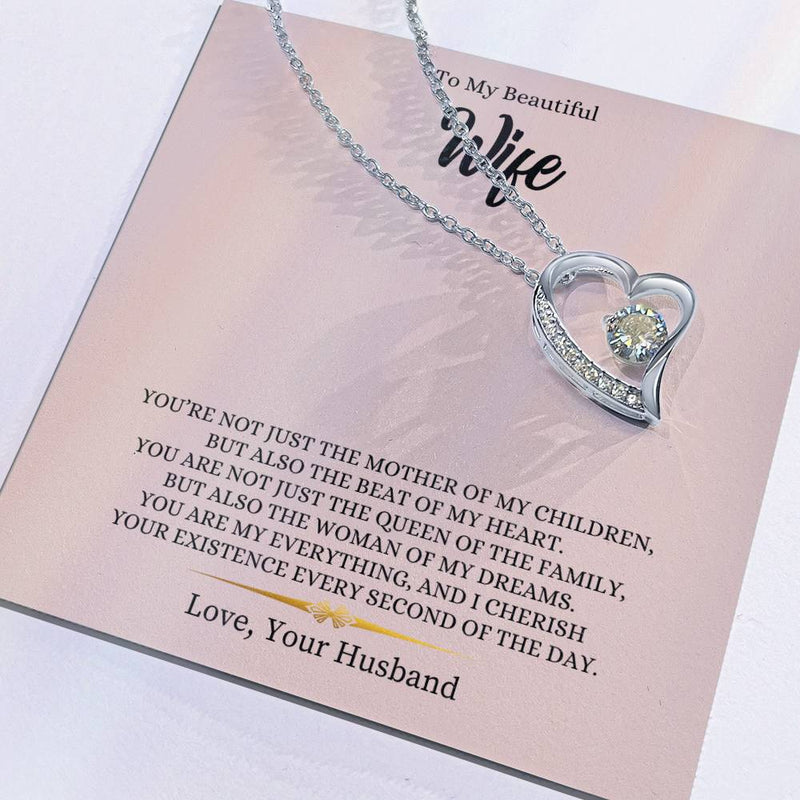 To My Beautiful Wife | You Are My Everything - Forever Love Necklace - Bee Dave