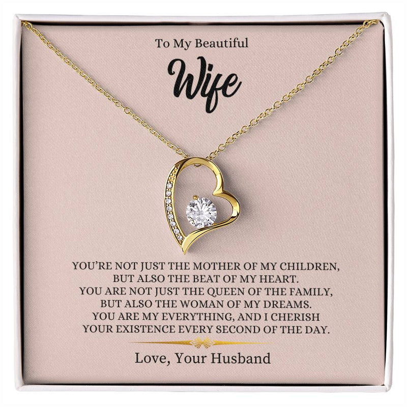 To My Beautiful Wife | You Are My Everything - Forever Love Necklace - Bee Dave