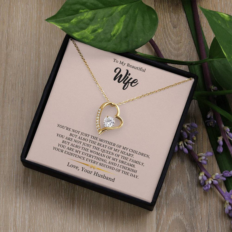 To My Beautiful Wife | You Are My Everything - Forever Love Necklace - Bee Dave