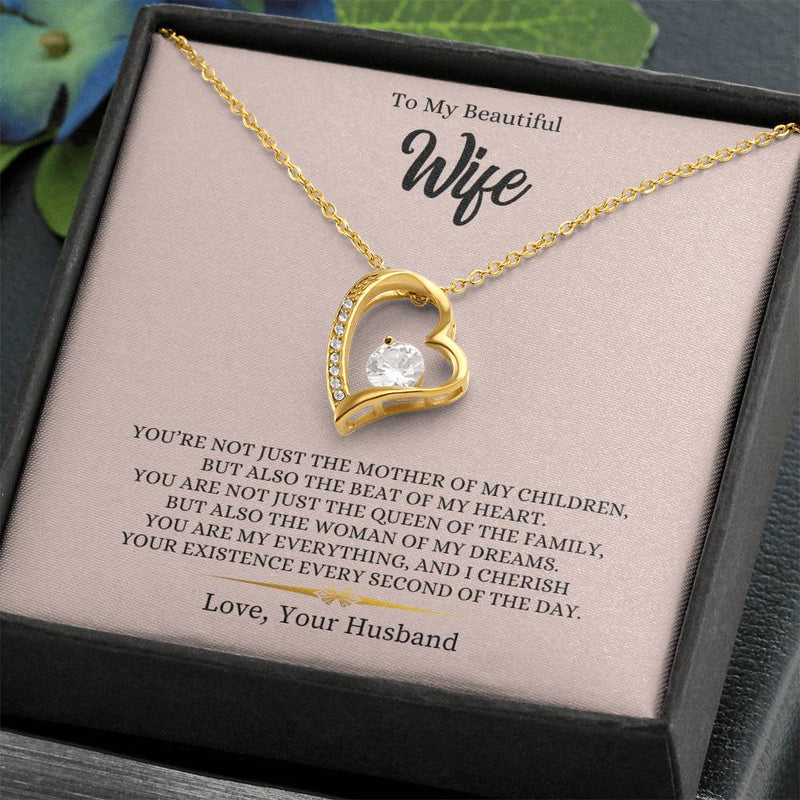 To My Beautiful Wife | You Are My Everything - Forever Love Necklace - Bee Dave