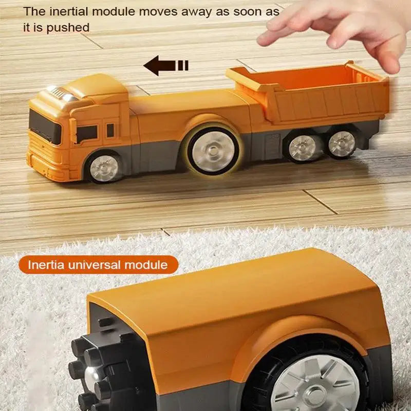 Robot Action Figure Magnetic Construction Transform Car Transform Car Robot Toy Kidsplay Construction Vehicles for Boys Girls